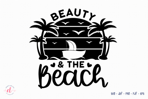 Beauty the Beach SVG for Local Business Branding