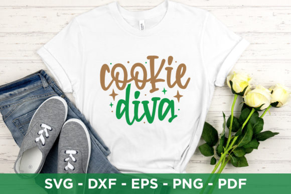 Cookie Diva SVG Girl Scout Cookie SVG for Crafts and Graphics